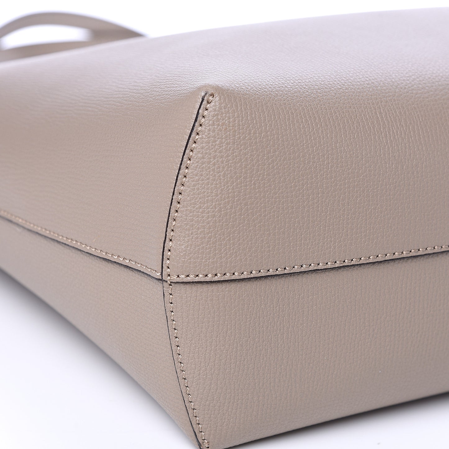 Vitello Vienna Enamel F is Fendi Shopping Tote Tortora Taupe