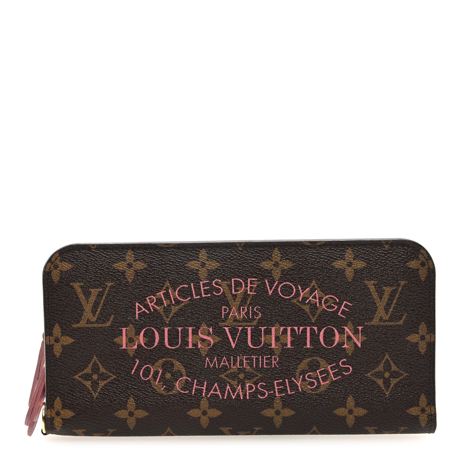 Louis Vuitton Monogram Articles de Voyage Ikat Insolite Wallet Rose Velours 1 of 6