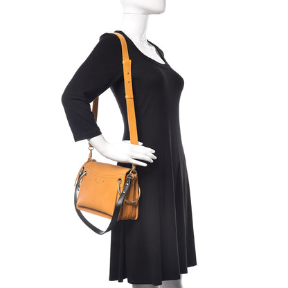 Chloe Calfskin Suede Small Roy Bag Burning Camel 2 of 10