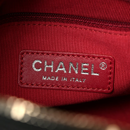 Chanel Aged Calfskin Quilted Small Gabrielle Hobo Black 6 of 10