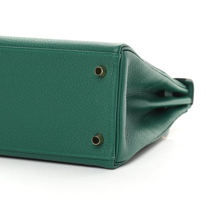 Hermes Togo Kelly Retourne 28 Malachite 10 of 11