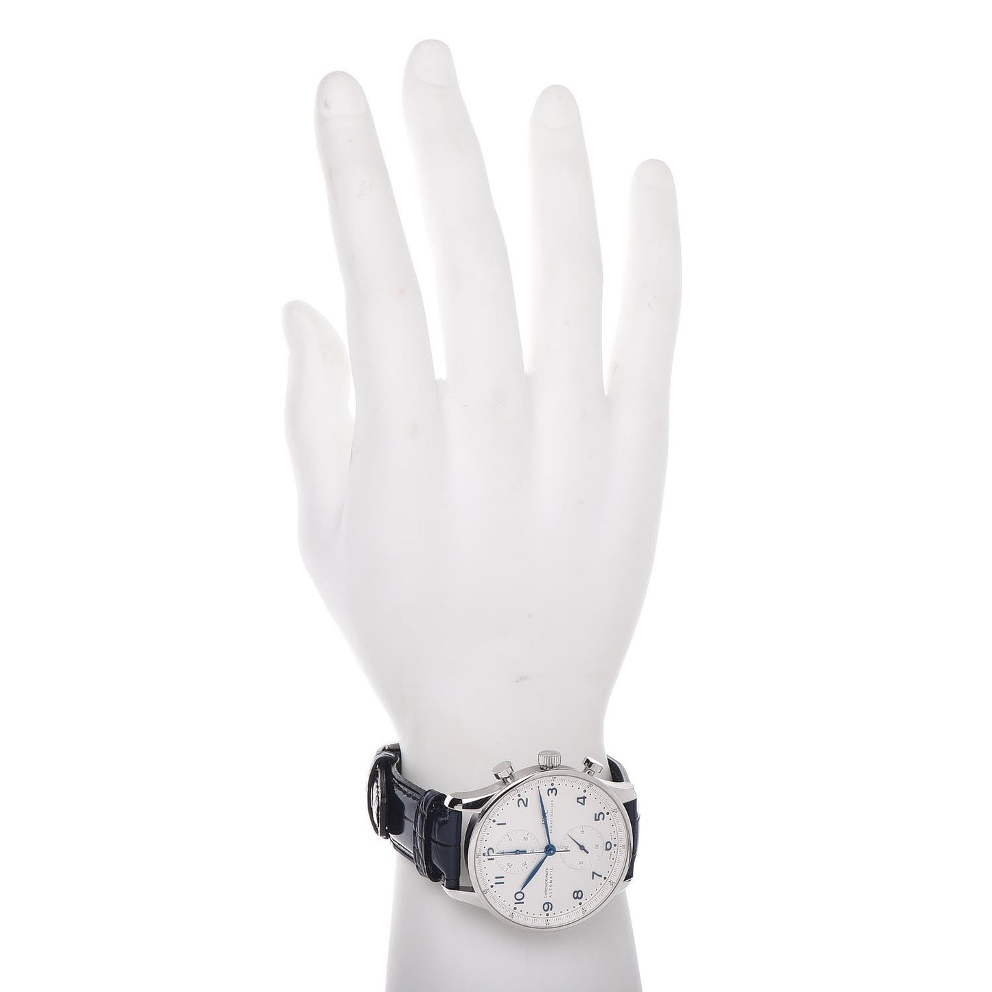 Stainless Steel Alligator 41mm Portuguese Chronograph Automatic Watch IW371446