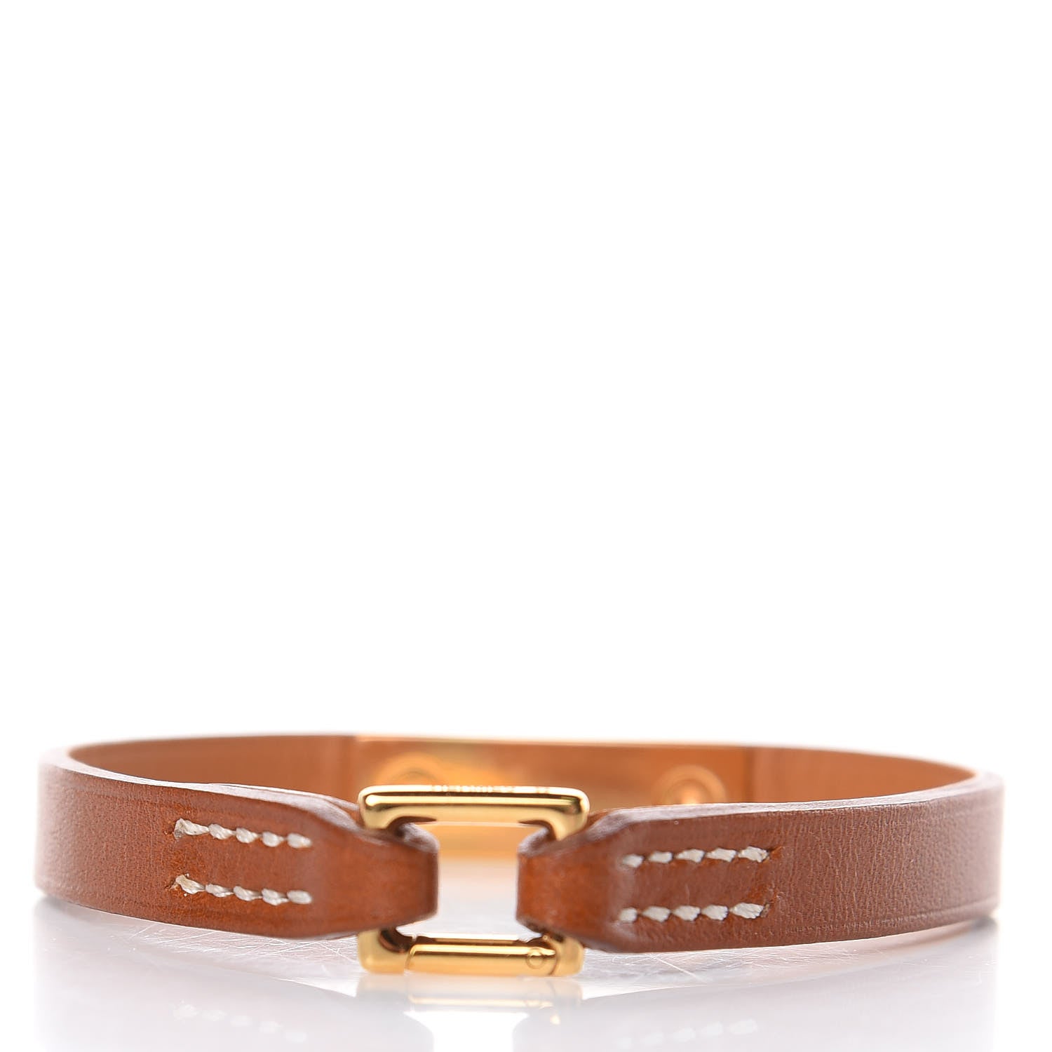 Hermes Barenia Micro Rivale Bracelet M Fauve 3 of 7