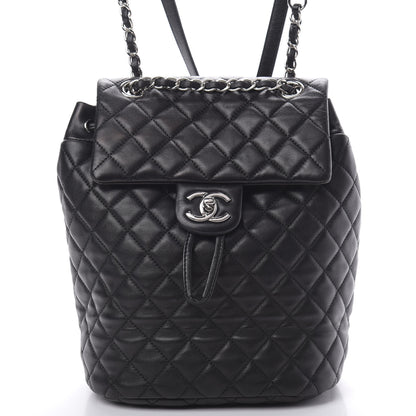 Chanel Lambskin Quilted Small Urban Spirit Backpack Black 7 of 9
