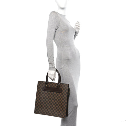 Louis Vuitton Damier Ebene Venice Sac Plat GM 2 of 9
