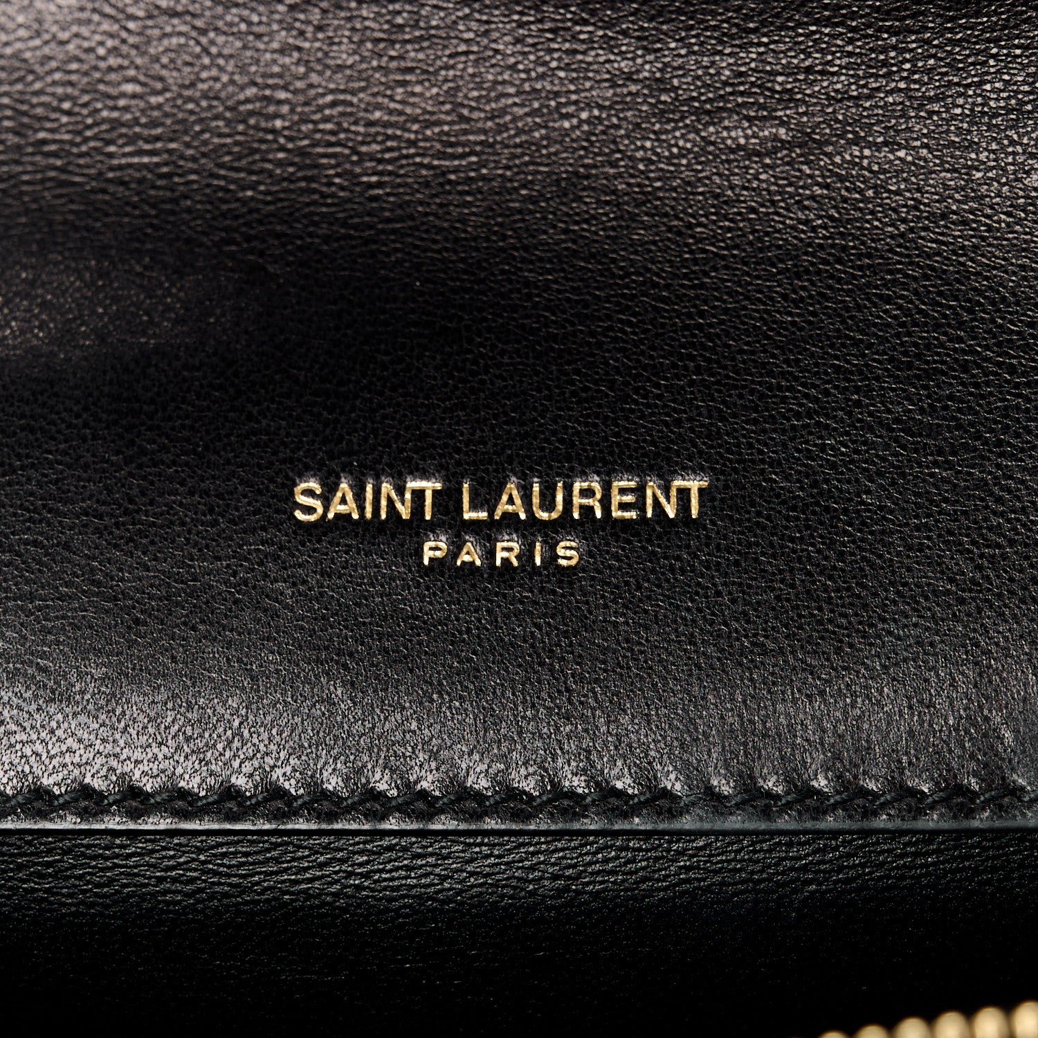Saint Laurent Lambskin Quilted Mini Gaby Satchel Black 8 of 13