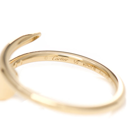 Cartier 18K Yellow Gold Small Juste Un Clou Ring 50 5.25 4 of 6