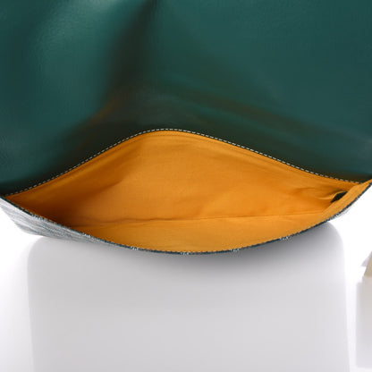 Goyard Goyardine Sainte Marie Soft Clutch Green 6 of 8