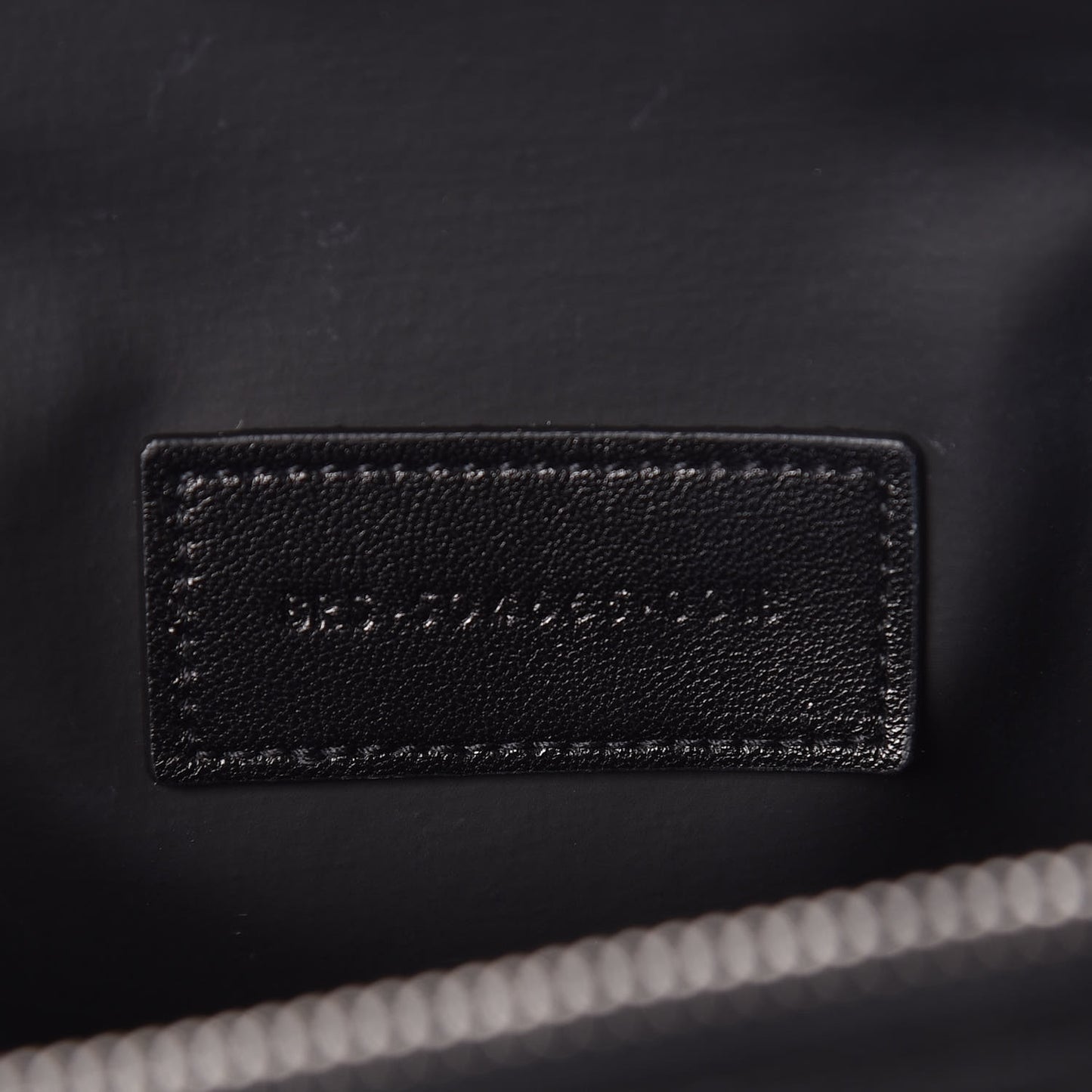 Lambskin Matelasse Cosmetic Case Black