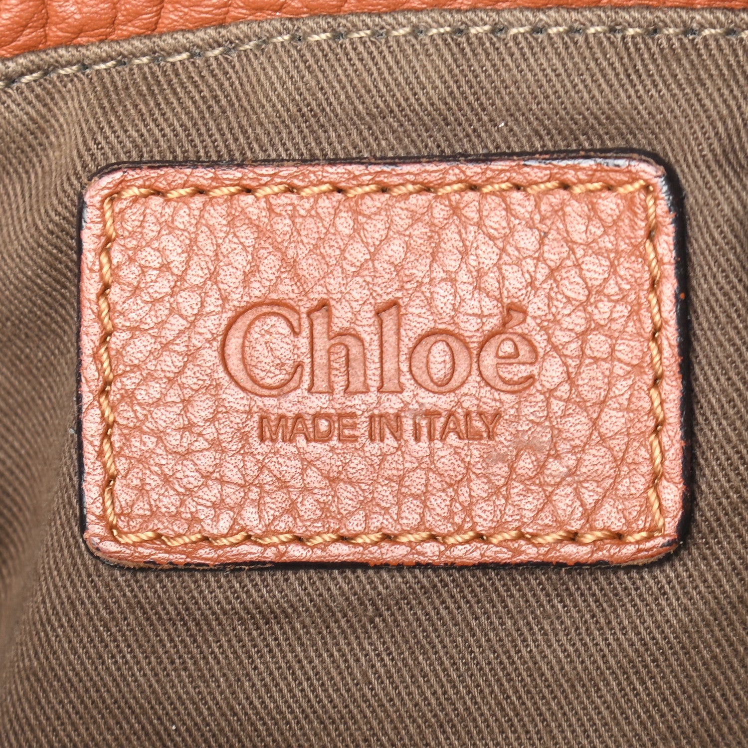 Chloe Calfskin Large Marcie Satchel Tan 6 of 13