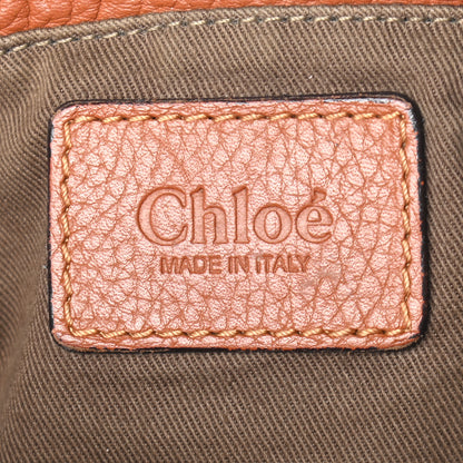 Chloe Calfskin Large Marcie Satchel Tan 6 of 13