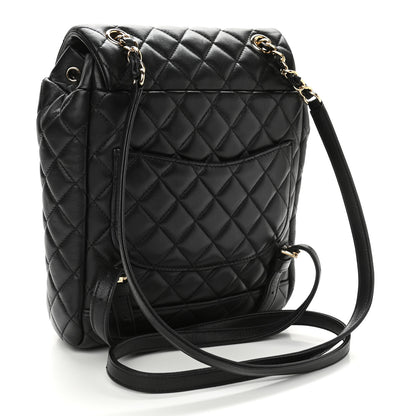 Chanel Calfskin Quilted Small Urban Spirit Backpack Black 3 of 10