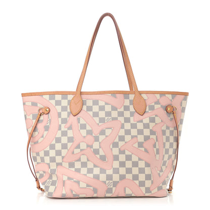 Louis Vuitton Damier Azur Tahitienne Neverfull MM 3 of 11