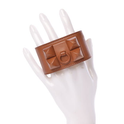 Hermes Box Collier de Chien CDC Shadow Bracelet S Cognac 2 of 5