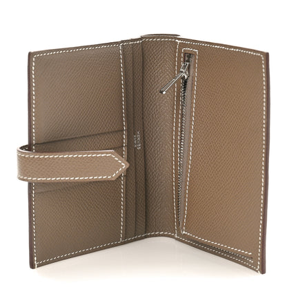 Hermes Epsom Bearn Compact Wallet Etoupe 5 of 9