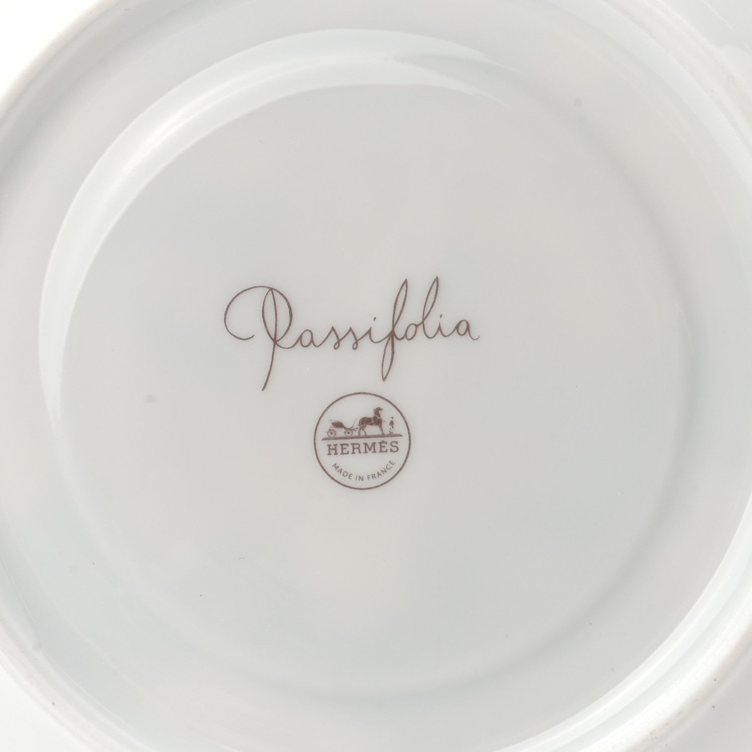 Hermes Porcelain Passifolia Tea Cup And Saucer Set Of 2 9 of 10