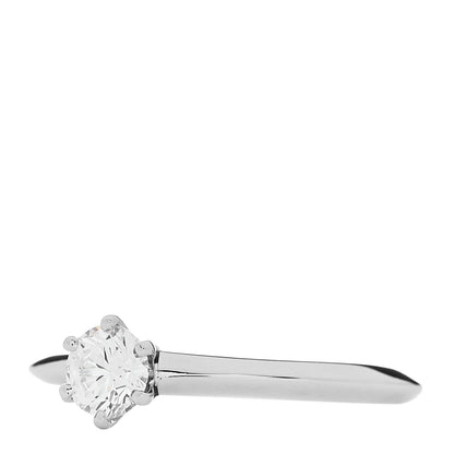 Tiffany Platinum Diamond .33ct Solitaire Engagement Ring 50 5.5 3 of 6