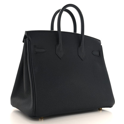Hermes Togo Birkin 25 Black 3 of 12