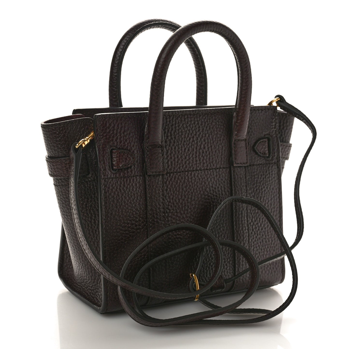 Small Classic Grain Micro Zipped Bayswater Oxblood