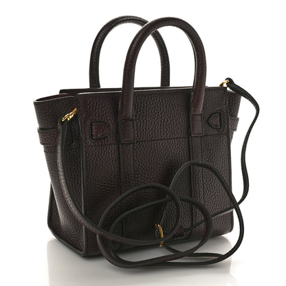 Mulberry Small Classic Grain Micro Zipped Bayswater Oxblood 3 of 8