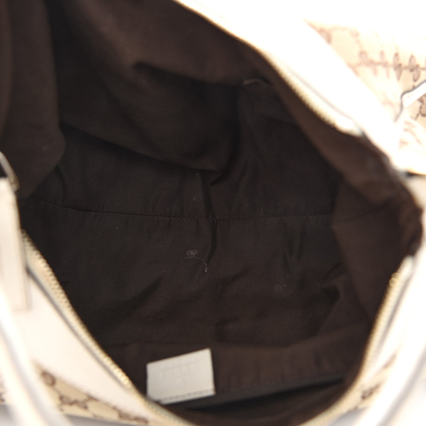 Monogram Large D Gold Hobo Off White