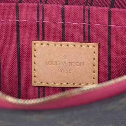 Louis Vuitton Monogram Neverfull MM GM Pochette Pivoine 9 of 11