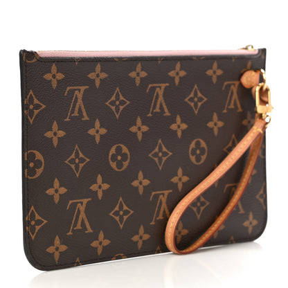 Louis Vuitton Monogram Neverfull MM GM Pochette Rose Ballerine 3 of 11
