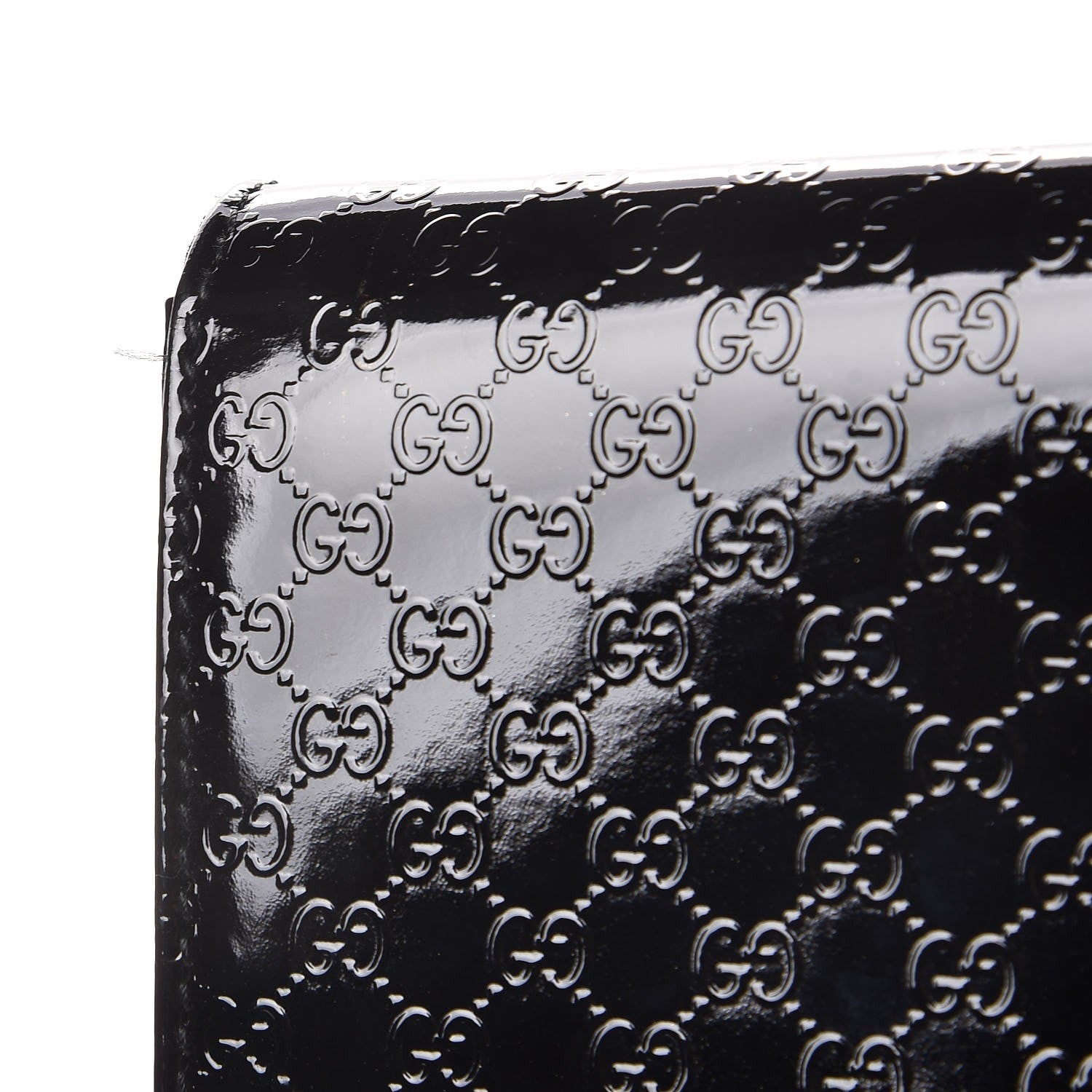 Gucci Patent Microguccissima Small Broadway Clutch Black 9 of 9