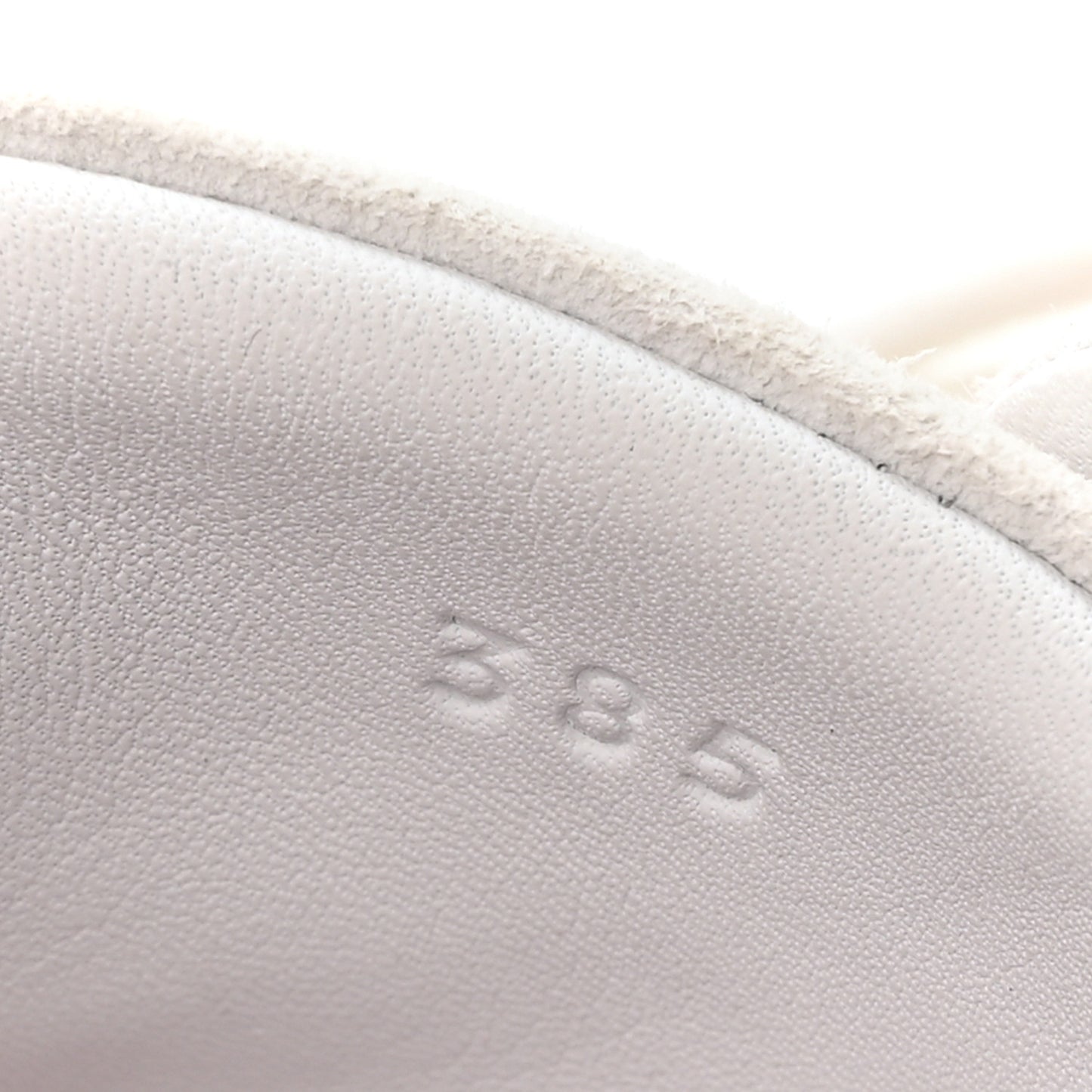 Air Mesh Suede Goatskin Bouncing Sneakers 38.5 Rose Vinicunca White