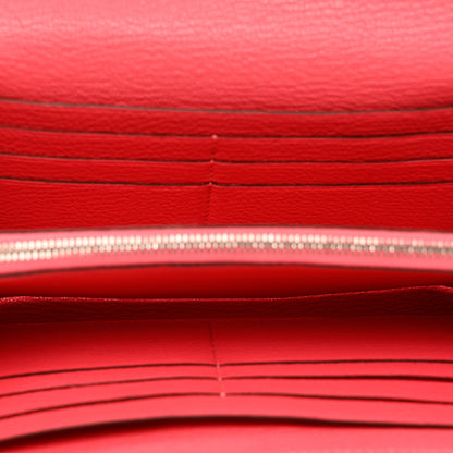 Hermes Chevre Mysore Kelly Longue Wallet Rose Lipstick 5 of 8