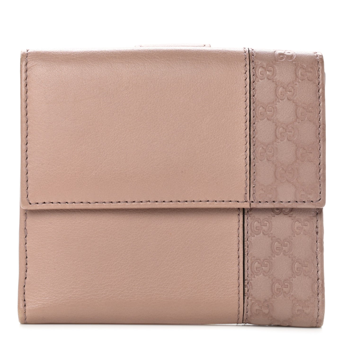 Microguccissima Flap Wallet Light Pink