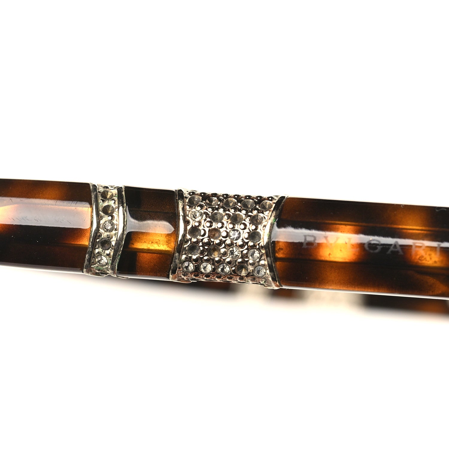 Bulgari Crystal Sunglasses Brown 8 of 9