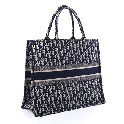 Christian Dior Oblique Book Tote Blue Multicolor 2 of 4