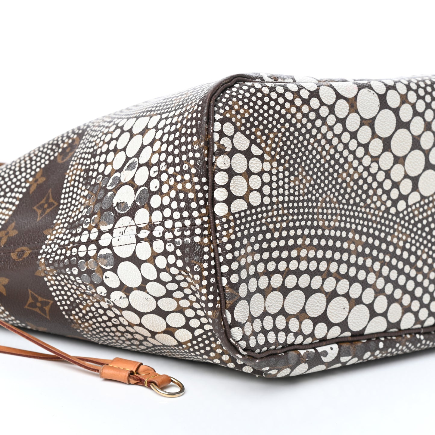 Monogram Kusama Waves Neverfull MM White