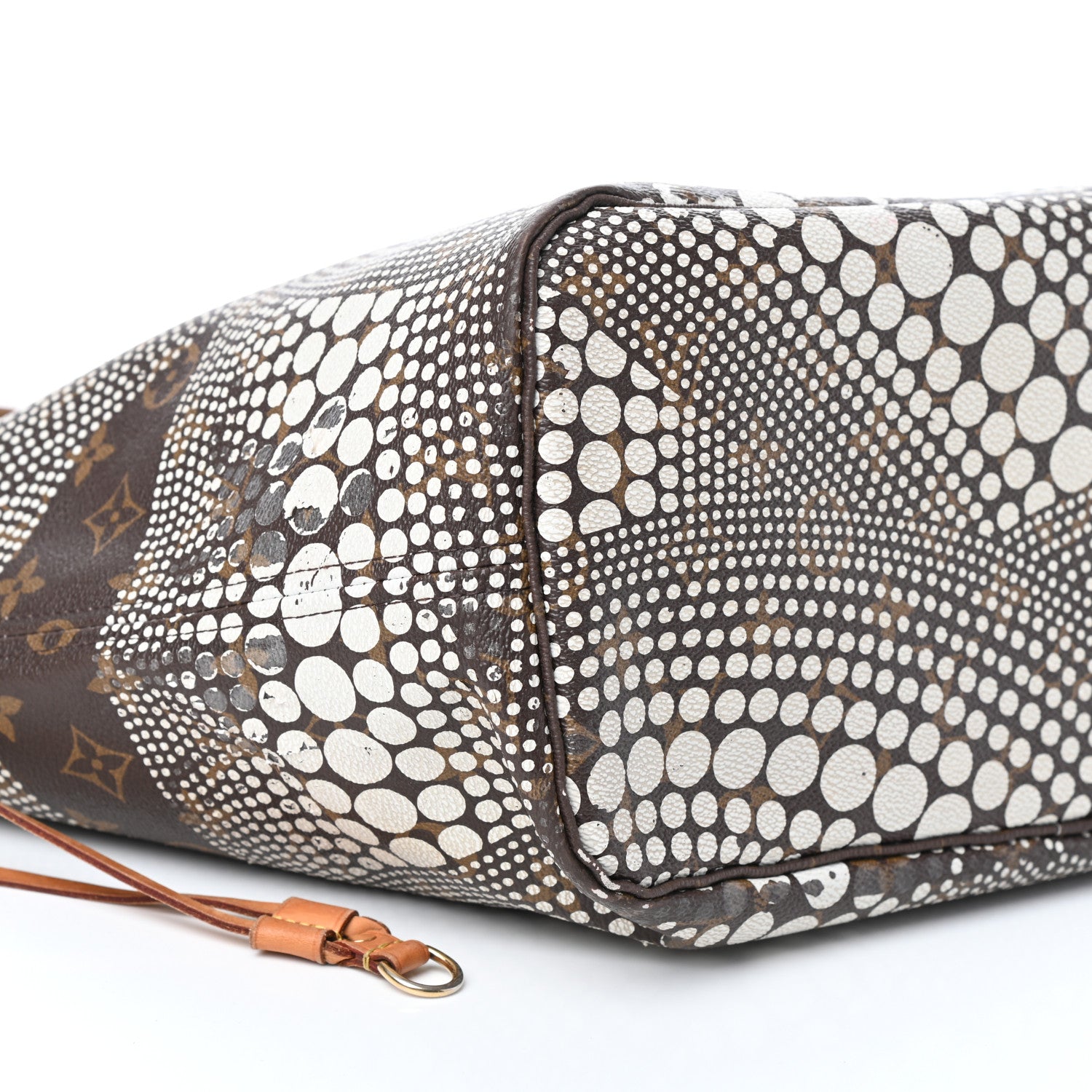 Louis Vuitton Monogram Kusama Waves Neverfull MM White 14 of 15