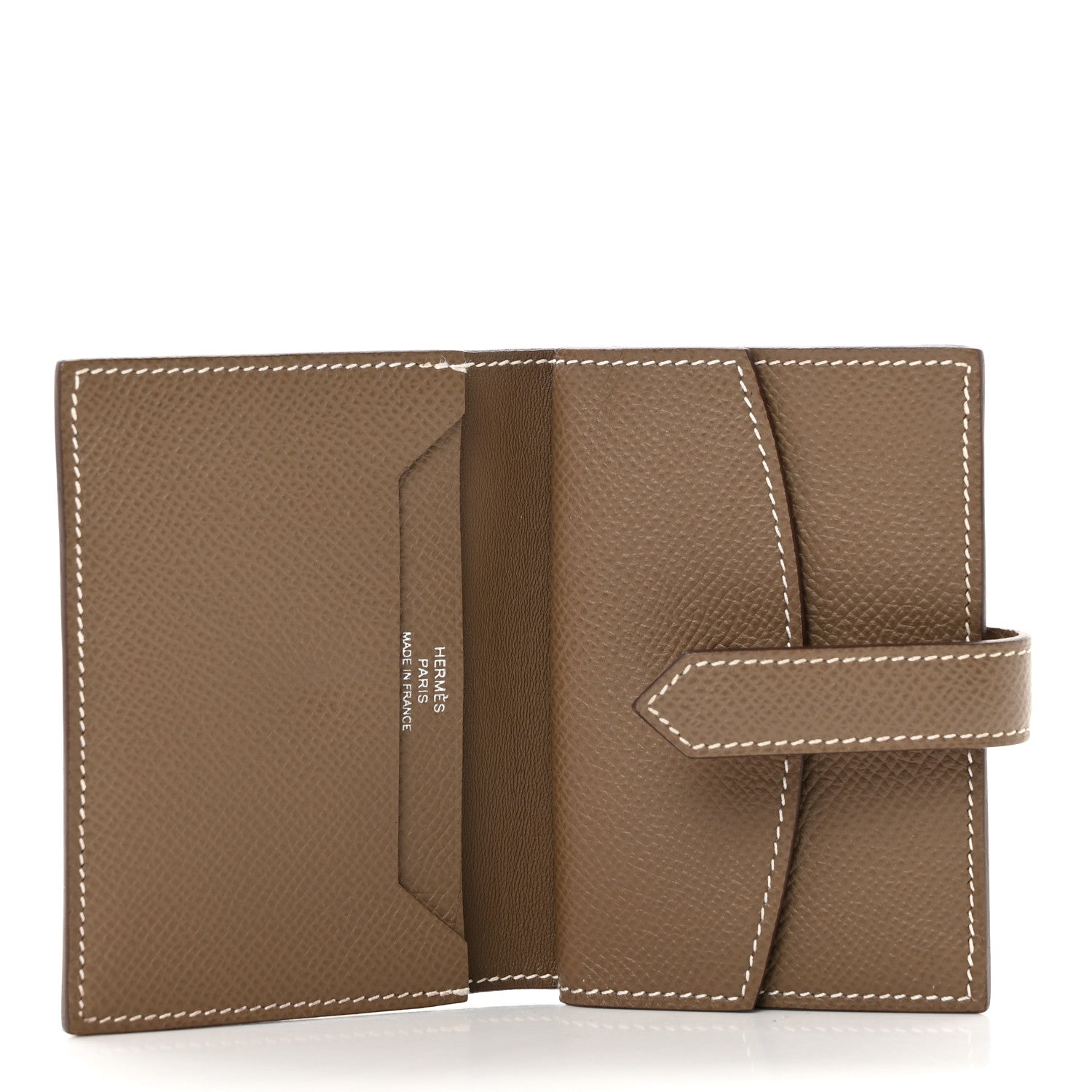 Hermes Epsom Mini Bearn Wallet Etoupe 5 of 8