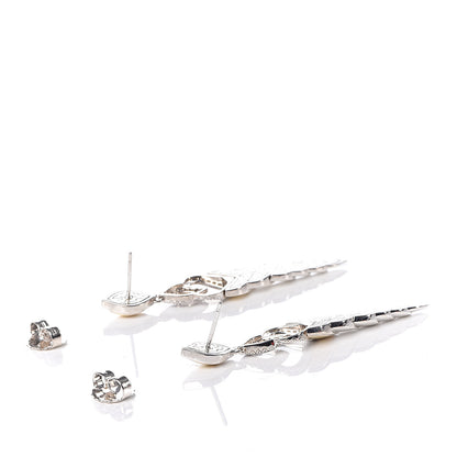 John Hardy Sterling Silver 18K Yellow Gold Diamonds Legends Naga Long Drop Earrings 4 of 4