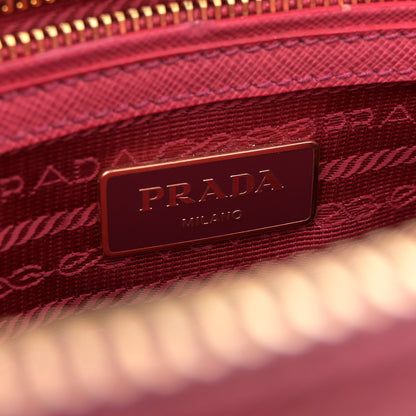 Prada Saffiano Small Galleria Double Zip Tote Peonia 6 of 12