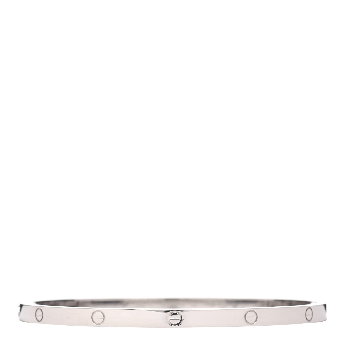 18K White Gold Small LOVE Bracelet 18