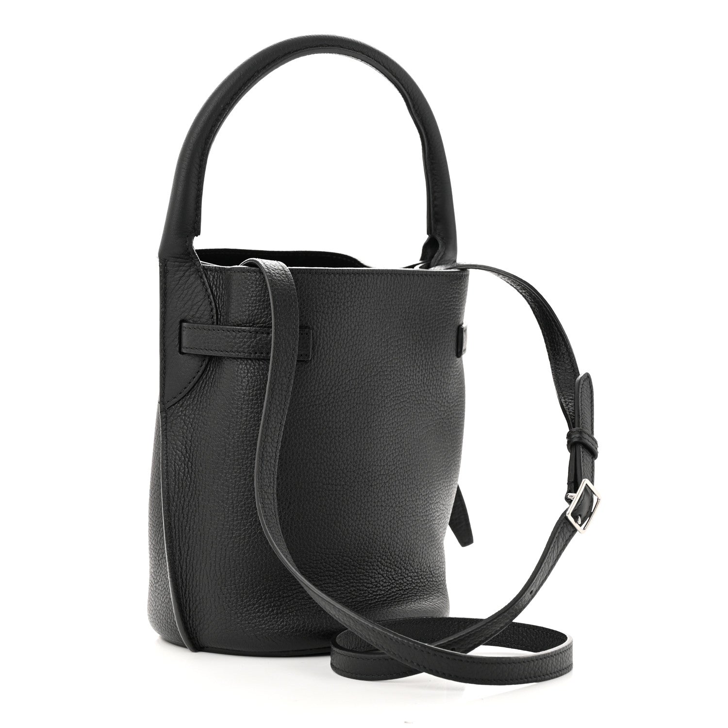 Celine Supple Grained Calfskin Nano Big Bag Bucket Black 3 of 9