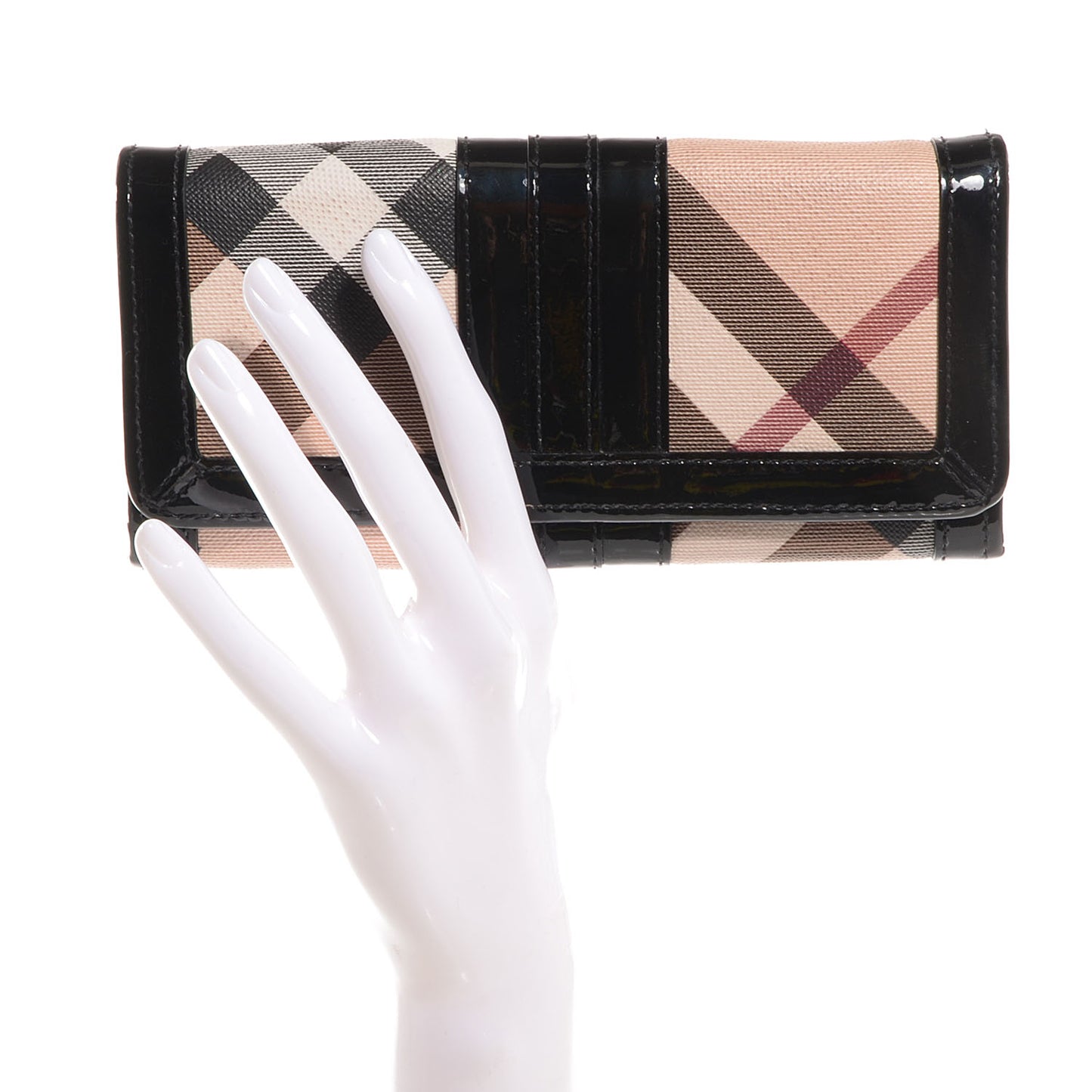 Nova Check Penrose Continental Wallet Black