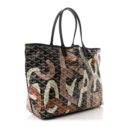 Goyard Goyardine Saint Louis Lettres Camouflage PM Black Pink Multicolor 4 of 12