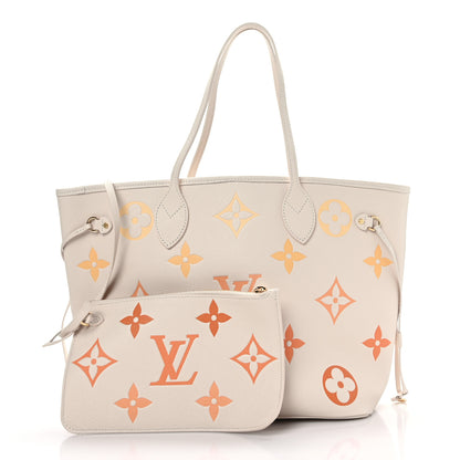 Louis Vuitton Empreinte Monogram Giant Neverfull MM Degrade Neutral 3 of 9