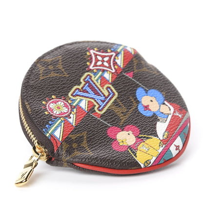 Louis Vuitton Monogram 2020 Christmas Animation Bumper Cars Round Coin Purse Coquelicot 3 of 5