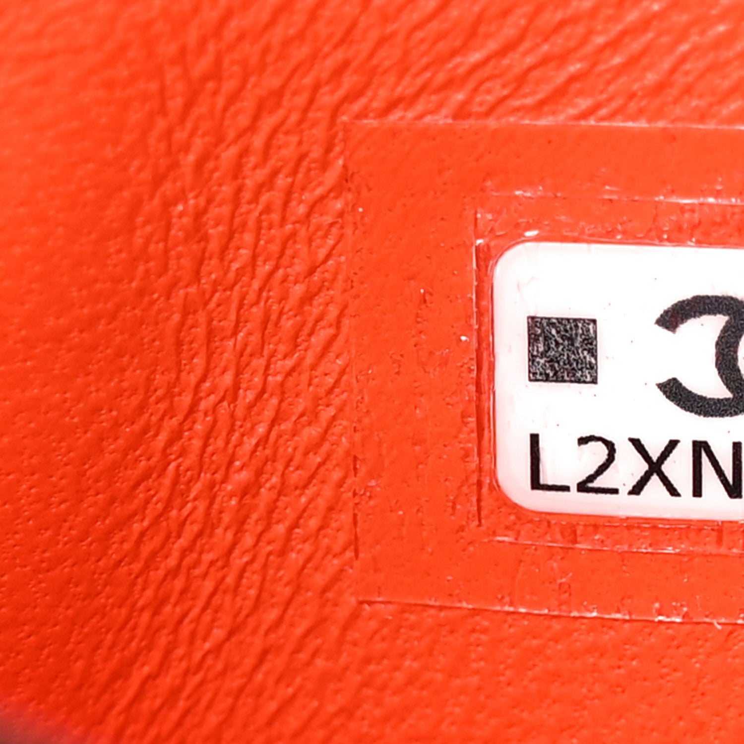Chanel Calfskin Coco Beach Card Holder Orange White Black 7 of 8