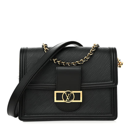 Louis Vuitton Epi Dauphine MM Black 1 of 10