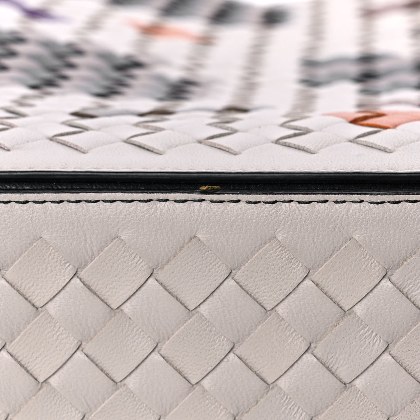 Nappa Intrecciato Artsy Tote Cement Abstract