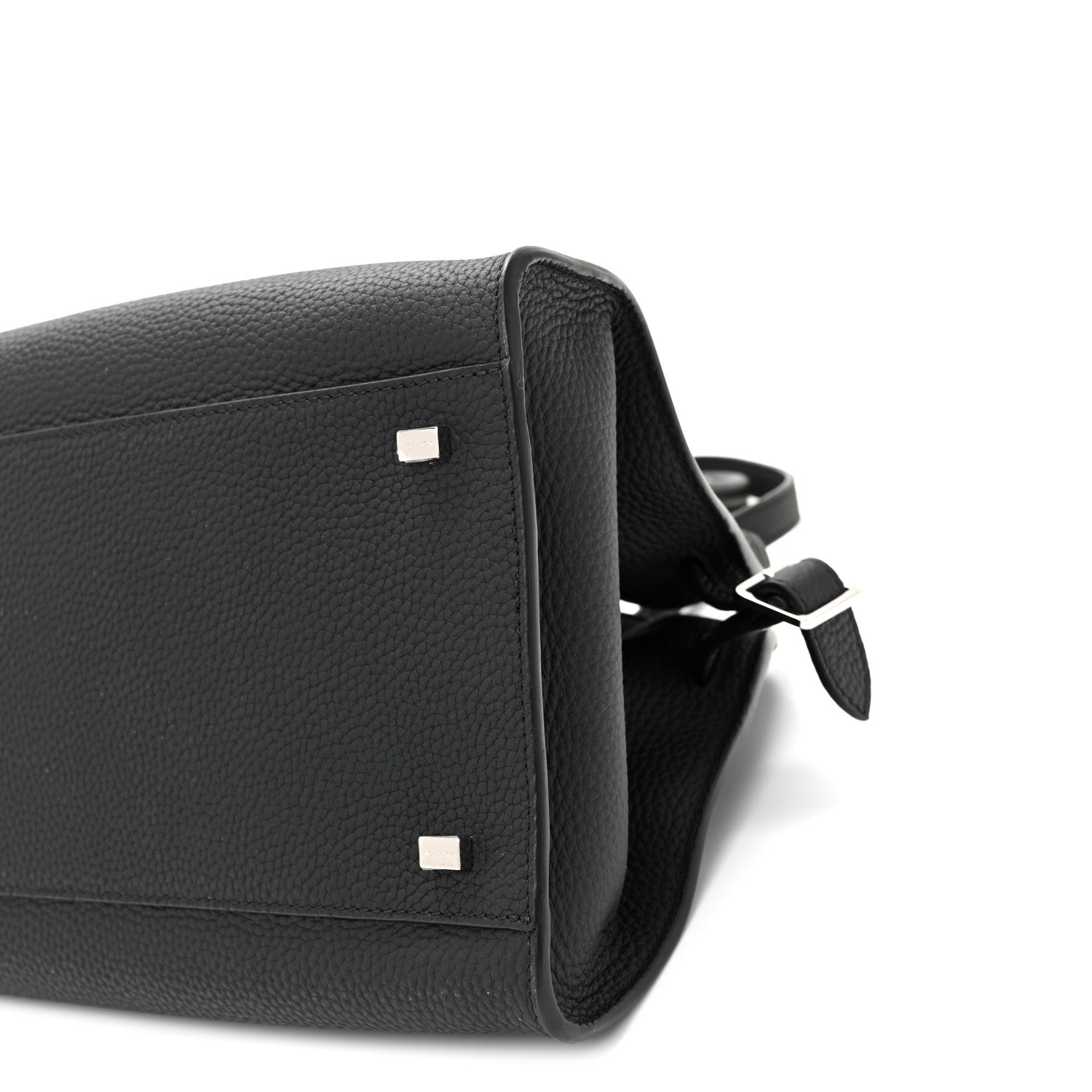 The Row Matte Grained Calfskin Soft Margaux 12 Black 9 of 9