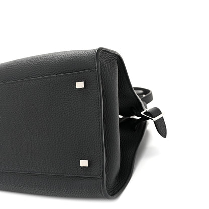 The Row Matte Grained Calfskin Soft Margaux 12 Black 9 of 9