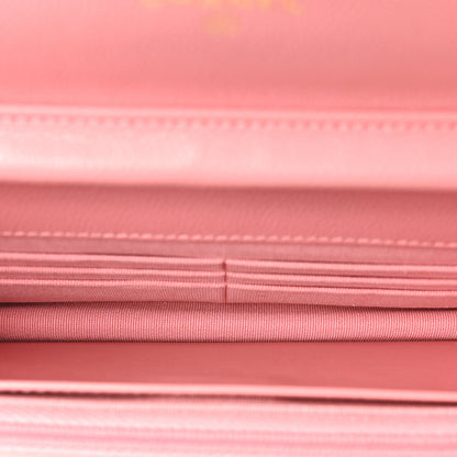 Chanel Caviar Quilted Wallet on Chain WOC Pink 5 of 10